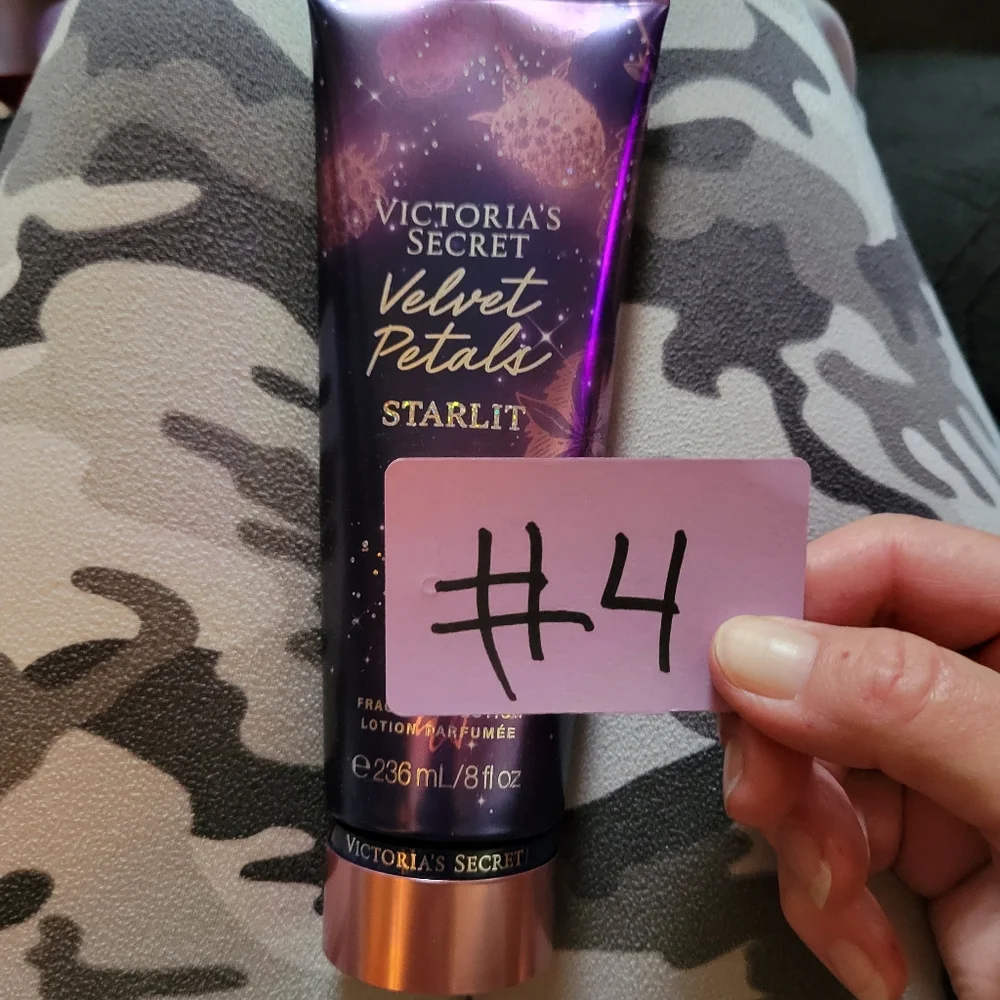 Victoria’s Secret velvet petals starlit fragrance body lotion-purple